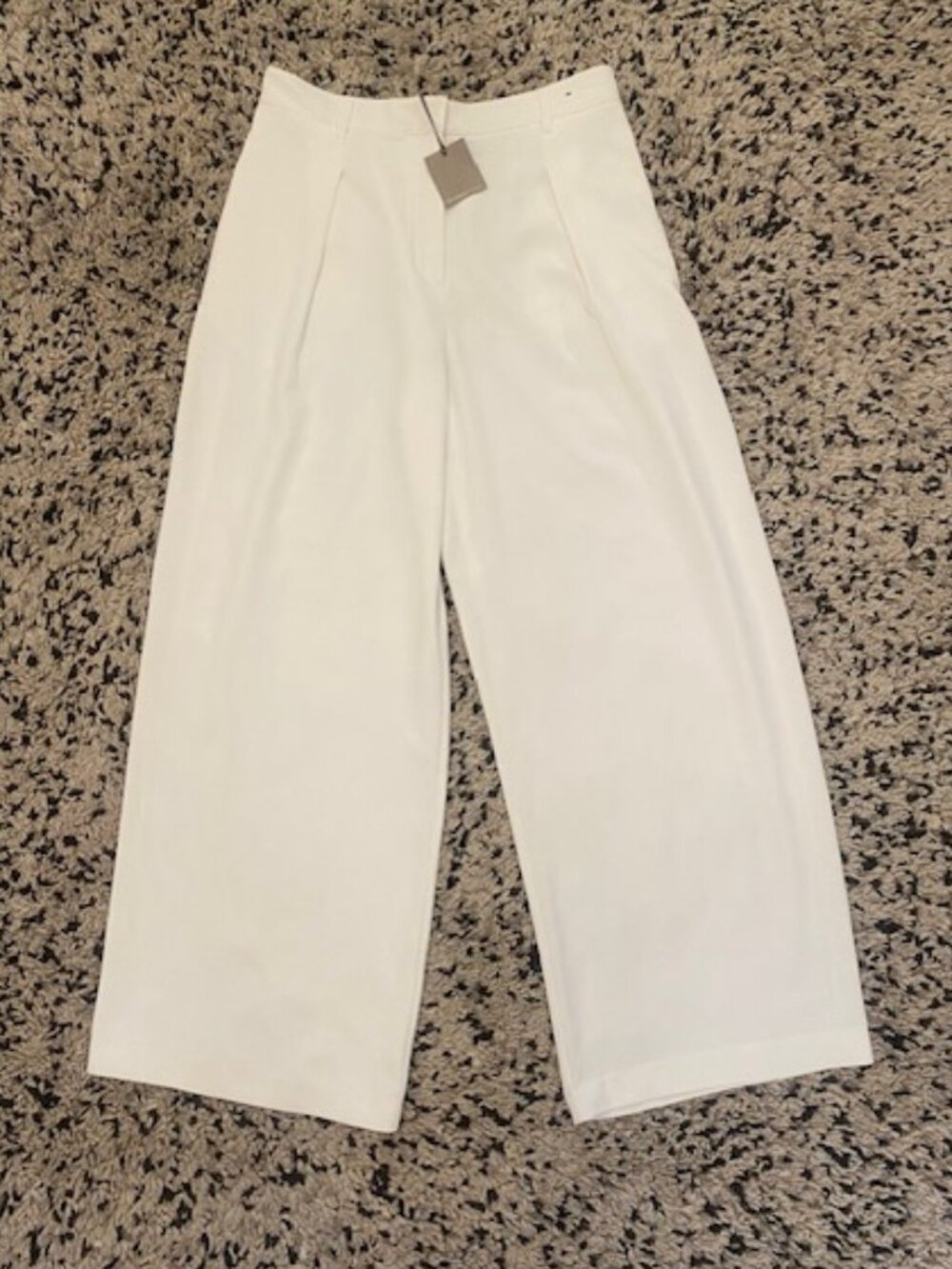 White Wide Leg Dress Pants River Island NWT Size 8R